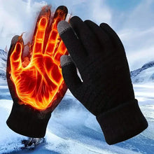 Load image into Gallery viewer, Soft Touchscreen Winter Gloves Elastic Cuff Knit for Cold Weather
