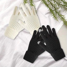 Load image into Gallery viewer, Soft Touchscreen Winter Gloves Elastic Cuff Knit for Cold Weather
