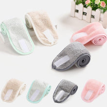 Load image into Gallery viewer, Soft Toweling Hair Accessories Girls Headbands for Face Washing Bath Makeup Hair Band Women Adjustable SPA Facial Headband Gorgeous Hair Accessories For Women
