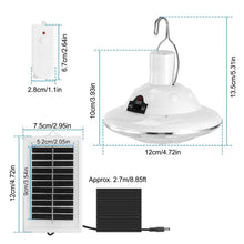 Load image into Gallery viewer, Solar Camping Light Hanging LED Bulb Lamp
