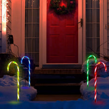 Load image into Gallery viewer, Solar Christmas Candy Cane Light IP55 Waterproof Stake Light

