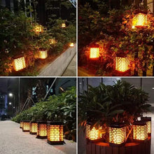 Load image into Gallery viewer, Solar Flame Hanging Lantern Lights
