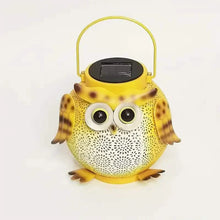Load image into Gallery viewer, Solar Garden Hanging Light Owl Pattern
