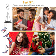 Load image into Gallery viewer, Solar LED Butterfly Wind Chimes
