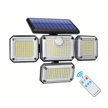 Load image into Gallery viewer, Solar Outdoor Lights 333 LEDs Motion Sensor Lights 4 Heads
