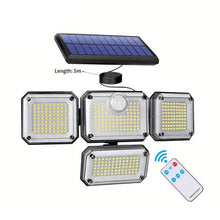 Load image into Gallery viewer, Solar Outdoor Lights 333 LEDs Motion Sensor Lights 4 Heads
