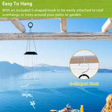 Load image into Gallery viewer, Solar Powered Dragonfly Lights Wind Chimes
