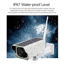 Load image into Gallery viewer, Solar Powered IP Camera with Rechargable Batteries HD 1080p Loop Recording
