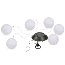 Load image into Gallery viewer, Solar Powered LED Ball Wind Chimes - Color Changing LED String Light
