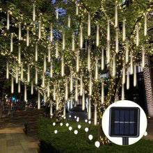 Load image into Gallery viewer, Solar Powered Meteor Shower String Light
