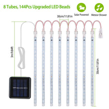Load image into Gallery viewer, Solar Powered Meteor Shower String Light
