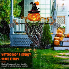 Load image into Gallery viewer, Solar Powered Scarecrow Shape Stake Light Halloween Decoration
