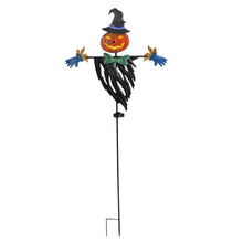 Load image into Gallery viewer, Solar Powered Scarecrow Shape Stake Light Halloween Decoration
