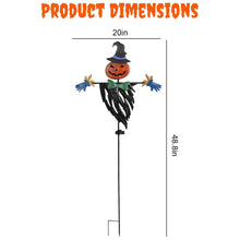 Load image into Gallery viewer, Solar Powered Scarecrow Shape Stake Light Halloween Decoration
