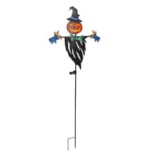 Load image into Gallery viewer, Solar Powered Scarecrow Shape Stake Light Halloween Decoration
