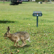 Load image into Gallery viewer, Solar Powered Ultrasonic Animal Repeller

