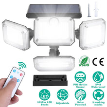 Load image into Gallery viewer, Solar Powered Wall Lights Outdoor Motion Sensor Lamps
