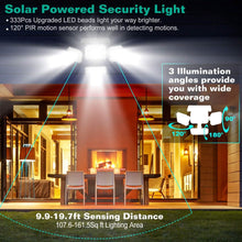 Load image into Gallery viewer, Solar Powered Wall Lights Outdoor Motion Sensor Lamps
