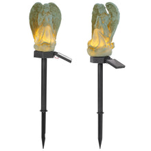 Load image into Gallery viewer, Solar Praying Angle Statue Garden Light
