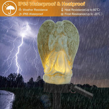 Load image into Gallery viewer, Solar Praying Angle Statue Garden Light
