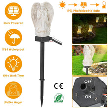 Load image into Gallery viewer, Solar Praying Angle Statue Garden Light

