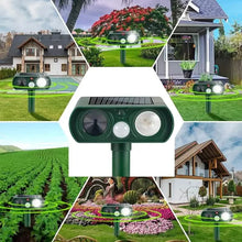 Load image into Gallery viewer, Solar Ultrasonic Animal Repeller with Motion Detector
