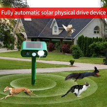 Load image into Gallery viewer, Solar Ultrasonic Animal Repeller with Motion Detector
