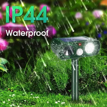 Load image into Gallery viewer, Solar Ultrasonic Animal Repeller with Motion Detector
