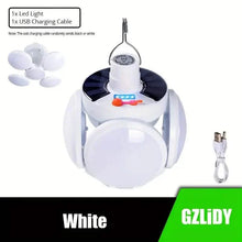 Load image into Gallery viewer, Solar USB Rechargeable LED Bulb Lights With Power Display
