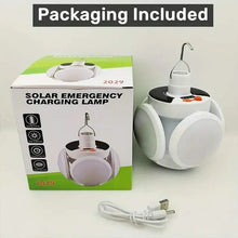 Load image into Gallery viewer, Solar USB Rechargeable LED Bulb Lights With Power Display
