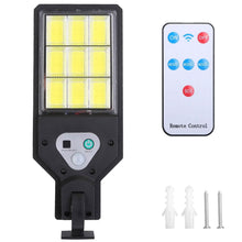 Load image into Gallery viewer, Solar Wall Light Outdoor Beads PIR Motion Sensor Remote Control Wireless Lamps
