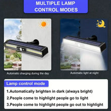 Load image into Gallery viewer, Solar Waterproof Movement Induction Wall Lamp
