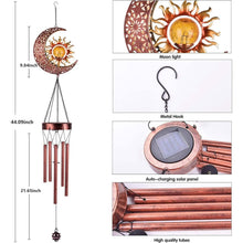Load image into Gallery viewer, Solar Wind Chimes Garden Decorative Wind Chime Light
