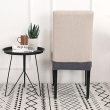 Load image into Gallery viewer, Solid  Dining Chair Cover Elastic Half-wraped Seat Case for Kichen Wedding Banquet Hotel Chair Cushions Cover Removable Washable Dining Room Chair Slipcovers Dining Chair Covers Parsons Chair Slipcover Stretch Chair Covers for Dining Room
