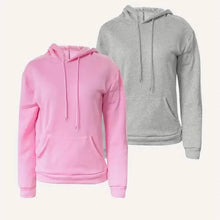 Load image into Gallery viewer, Solid Drawstring Casual Long Sleeve Hoodie
