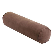 Load image into Gallery viewer, Solid Long Round Maternity Pillow Cotton linen Neck Headrest Body pillow Bed Chair Car Seat Backrest Sleeping Pillow Round Cervical Roll Cylinder Bolster Pillow with Removable Washable Cover, Ergonomically Designed  for Head Neck Spine
