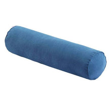 Load image into Gallery viewer, Solid Long Round Maternity Pillow Cotton linen Neck Headrest Body pillow Bed Chair Car Seat Backrest Sleeping Pillow Round Cervical Roll Cylinder Bolster Pillow with Removable Washable Cover, Ergonomically Designed  for Head Neck Spine
