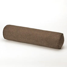 Load image into Gallery viewer, Solid Long Round Maternity Pillow Cotton linen Neck Headrest Body pillow Bed Chair Car Seat Backrest Sleeping Pillow Round Cervical Roll Cylinder Bolster Pillow with Removable Washable Cover, Ergonomically Designed  for Head Neck Spine
