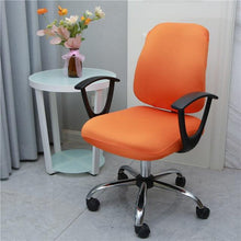 Load image into Gallery viewer, Solid Office Computer Chair Cover Spandex Split Seat Cover Universal Office Anti Dust Arm Chair Cover Washable Removable Spandex Rotating Boss Chair Slipcovers Anti-dust Soft Desk Chair Seat Protector for Dogs Cats Pets
