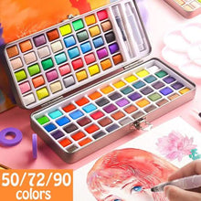 Load image into Gallery viewer, Solid Watercolor Pigment Set
