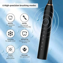 Load image into Gallery viewer, Sonic Electric Toothbrush with 6 Modes and Smart Timer
