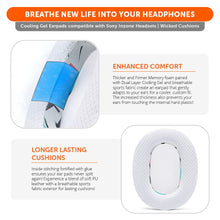 Load image into Gallery viewer, Sony Inzone H9 Earpads - WC FreeZe Cooling Gel
