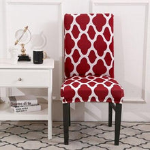 Load image into Gallery viewer, Spandax Stretch Dining Plaid Chair Cover for Sofa And Armchairs Chair Cover Living Room Cover For Office Chaircover Wedding Stretch Parsons Chair Slipcovers Removable Washable Kitchen Chair Protector Cover
