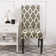 Load image into Gallery viewer, Spandax Stretch Dining Plaid Chair Cover for Sofa And Armchairs Chair Cover Living Room Cover For Office Chaircover Wedding Stretch Parsons Chair Slipcovers Removable Washable Kitchen Chair Protector Cover
