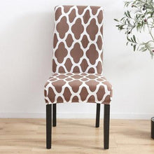 Load image into Gallery viewer, Spandax Stretch Dining Plaid Chair Cover for Sofa And Armchairs Chair Cover Living Room Cover For Office Chaircover Wedding Stretch Parsons Chair Slipcovers Removable Washable Kitchen Chair Protector Cover
