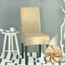 Load image into Gallery viewer, Spandex Chair Cover Removable Anti-Dirty Seat Slipcover Cover For Banquet Wedding Dinner Restaurant Slipcovers Anti-Stain Removable Washable Parsons Chair Protector For Dining Room Banquet Ceremony Wedding Party Hotel Restaurant
