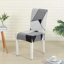 Load image into Gallery viewer, Spandex Chair Cover Stretch Elastic Dining Seat Cover for Banquet Wedding Restaurant Hotel Anti-dirty Removable housse de chaise Chair Covers for Dining Room Stretch Spandex Dining Chair Slipovers Parsons Chair Covers for Dining Room Kitchen
