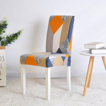 Load image into Gallery viewer, Spandex Chair Cover Stretch Elastic Dining Seat Cover for Banquet Wedding Restaurant Hotel Anti-dirty Removable housse de chaise Chair Covers for Dining Room Stretch Spandex Dining Chair Slipovers Parsons Chair Covers for Dining Room Kitchen
