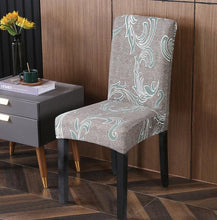 Load image into Gallery viewer, Spandex Chair Covers Printed Dining Room Stretch Seat Cover Chair Protective Case for Restaurant Banquet Kitchen Hotel  Stretch Spandex Removable Washable Dining Chair Protector
