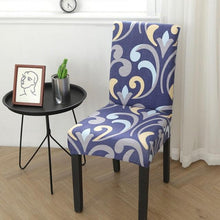 Load image into Gallery viewer, Spandex Chair Covers Printed Dining Room Stretch Seat Cover Chair Protective Case for Restaurant Banquet Kitchen Hotel  Stretch Spandex Removable Washable Dining Chair Protector
